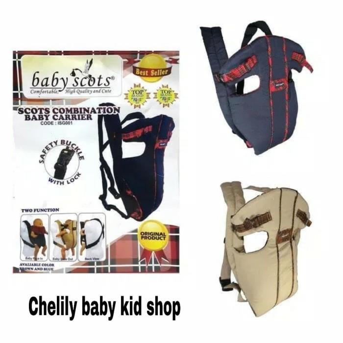 Gendongan Baby Scots Ransel Depan
