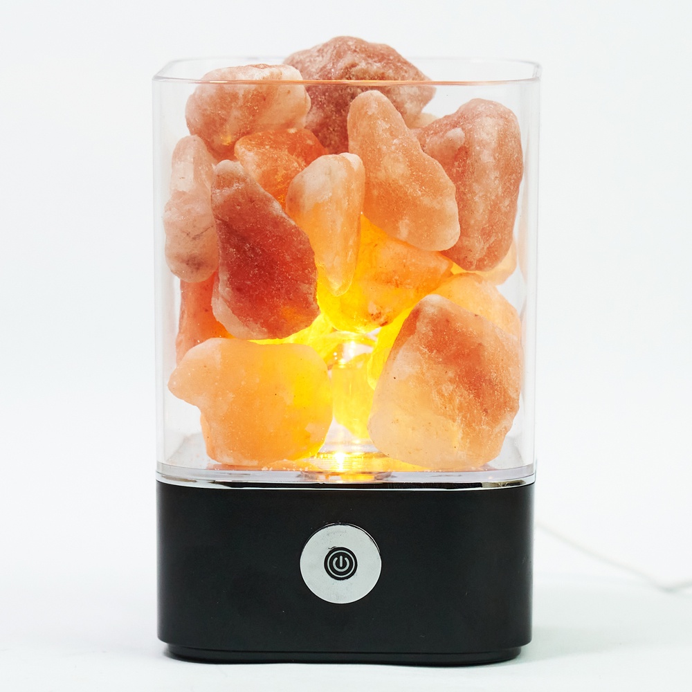 Lampu Tidur Terapi Himalayan Salt / Lampu Tidur LED Crystal Salt Lamp of Himalaya Lava Lamp