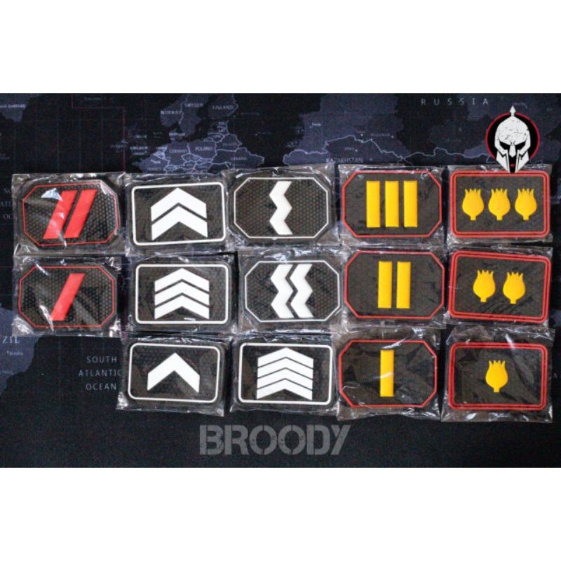 BROODY - PATCH RUBBER PANGKAT POLRI / TAMTAMA BINTARA PERWIRA