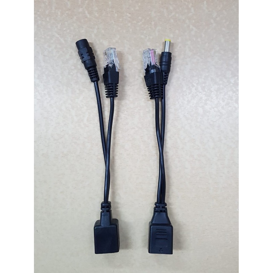 Kabel POE Splitter Kabel Poe Injector 1 Pasang Spliter POE Sepasang - kabel poe