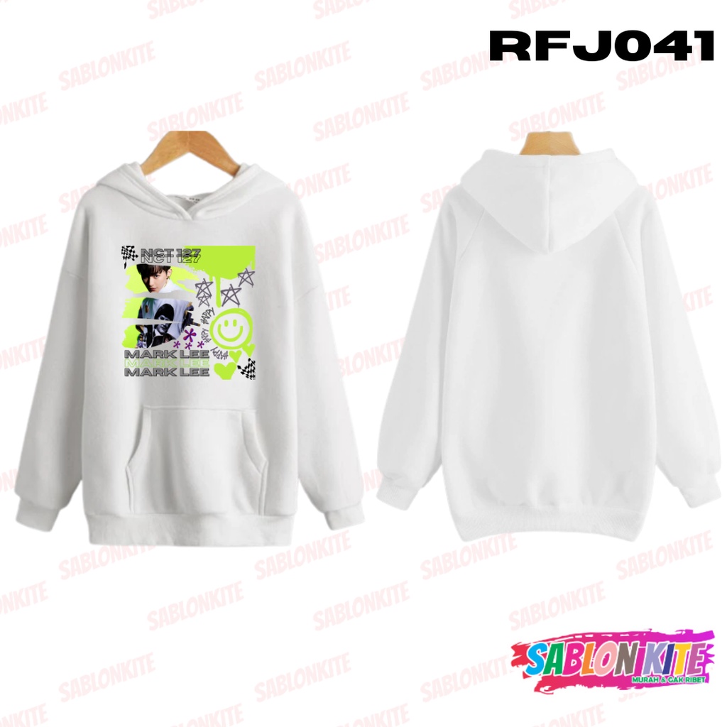 MURAH!!! HOODIE SWEATER NCT 127 MARK LEE STICKER PAINT RFJ041