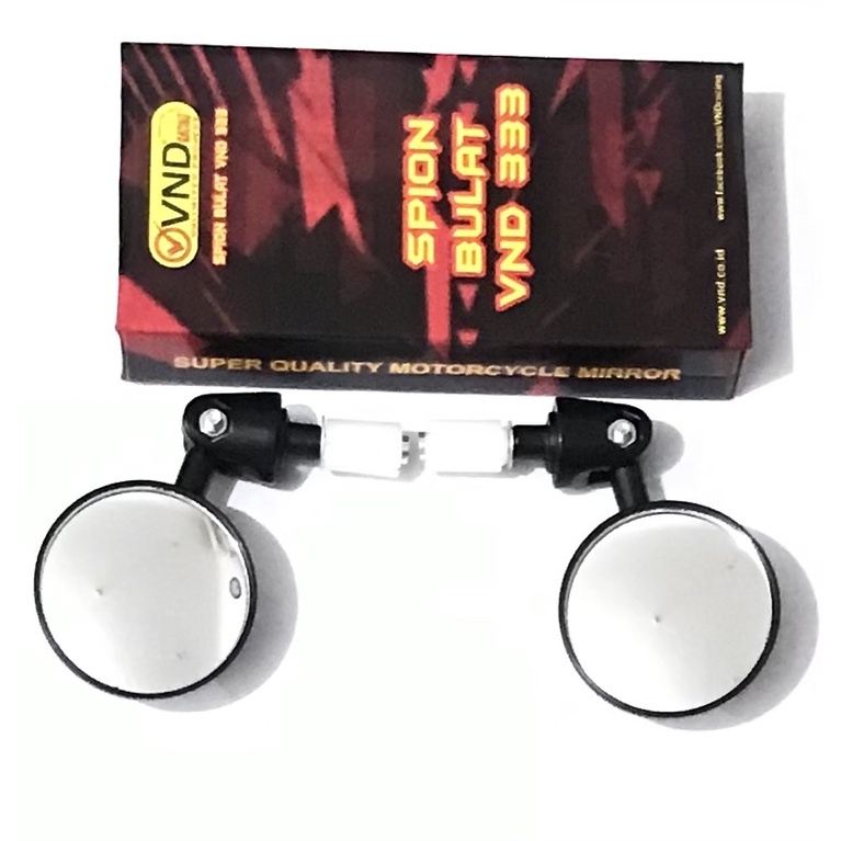 Spion Bar End Bulat Spion Jalu Bulat Original Merk VND Universal Buat Semua Motor Bisa