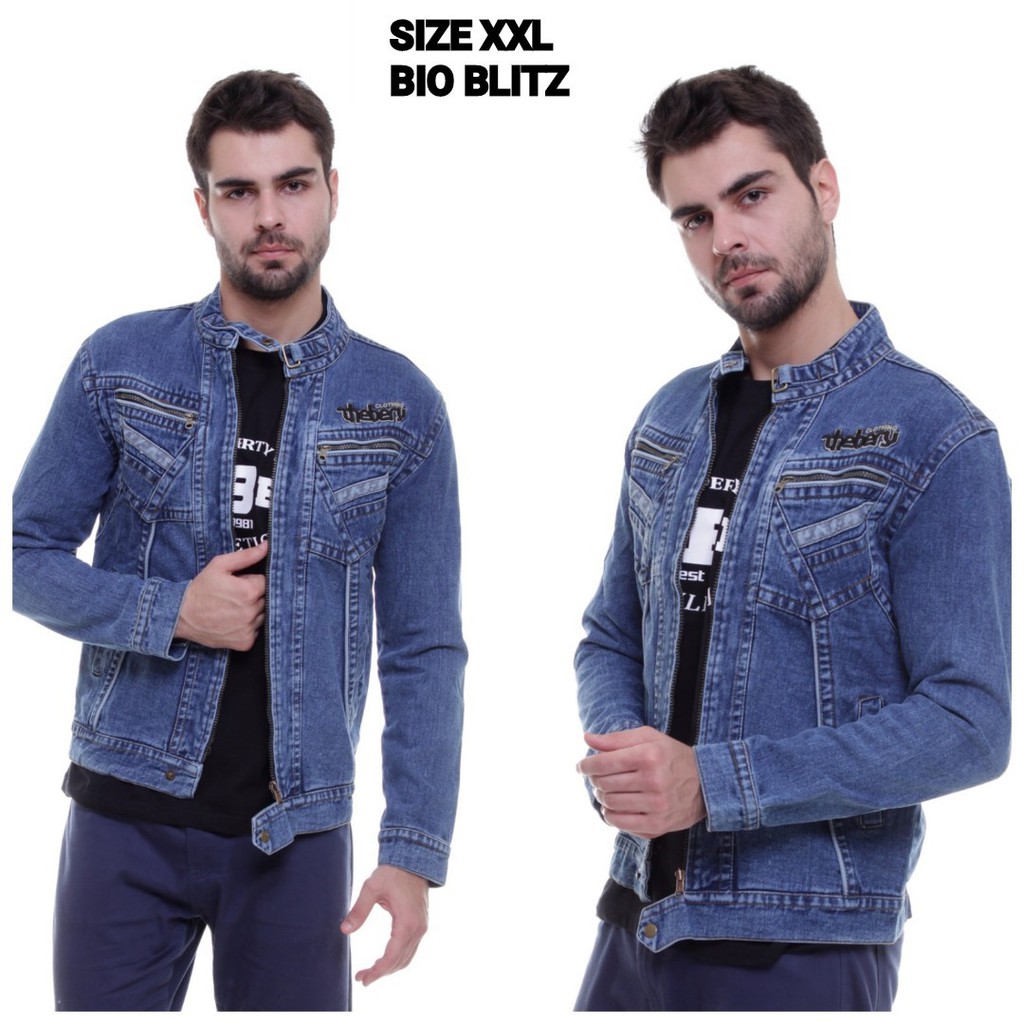 JAKET JEANS JUMBO / JAKET JEANS PRIA THE BERY TERBARU!!