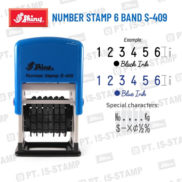 

Dijual S 409 Stempel 6 Angka 4 mm Shiny Self Inking Berkualitas
