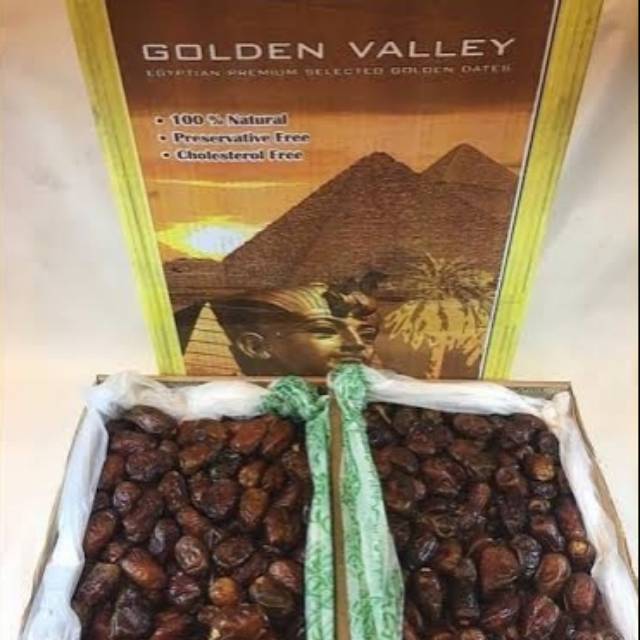 

Kurma Mesir Golden Valley 1 dus isi 10kg