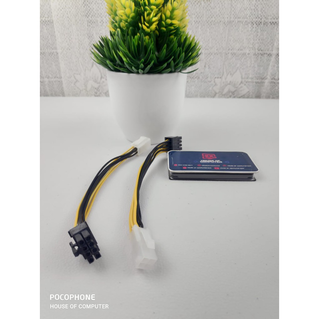 Kabel atx 4 pin female to 8 pin male power motherboard