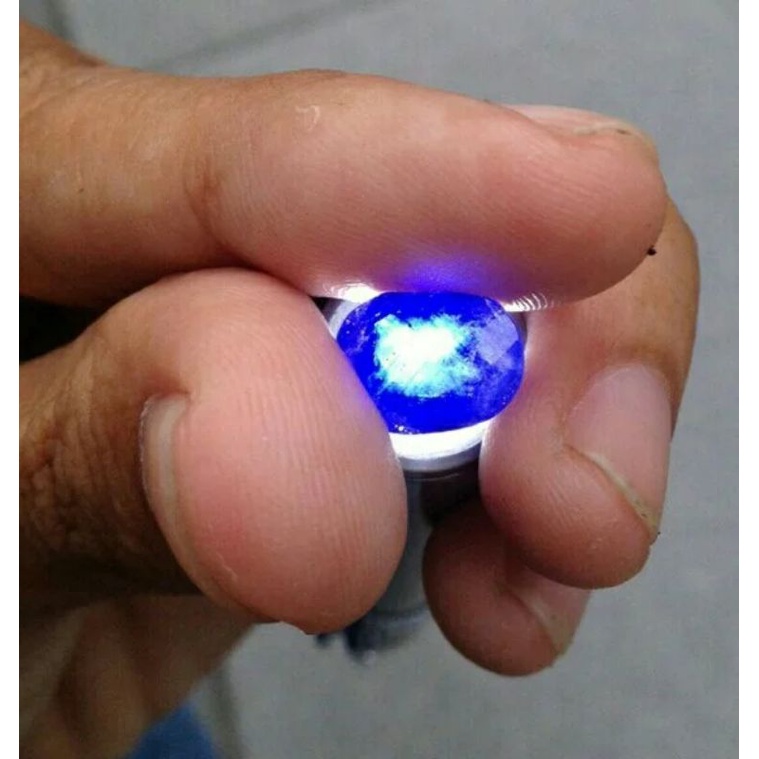 batu blue safir asli cutting opal cutting berlian safir biru