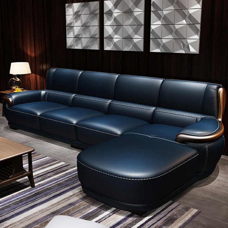 Sofa Kulit Sintetis Sofa Kulit Rusian Style Sofa Kulit Mewah High Quality