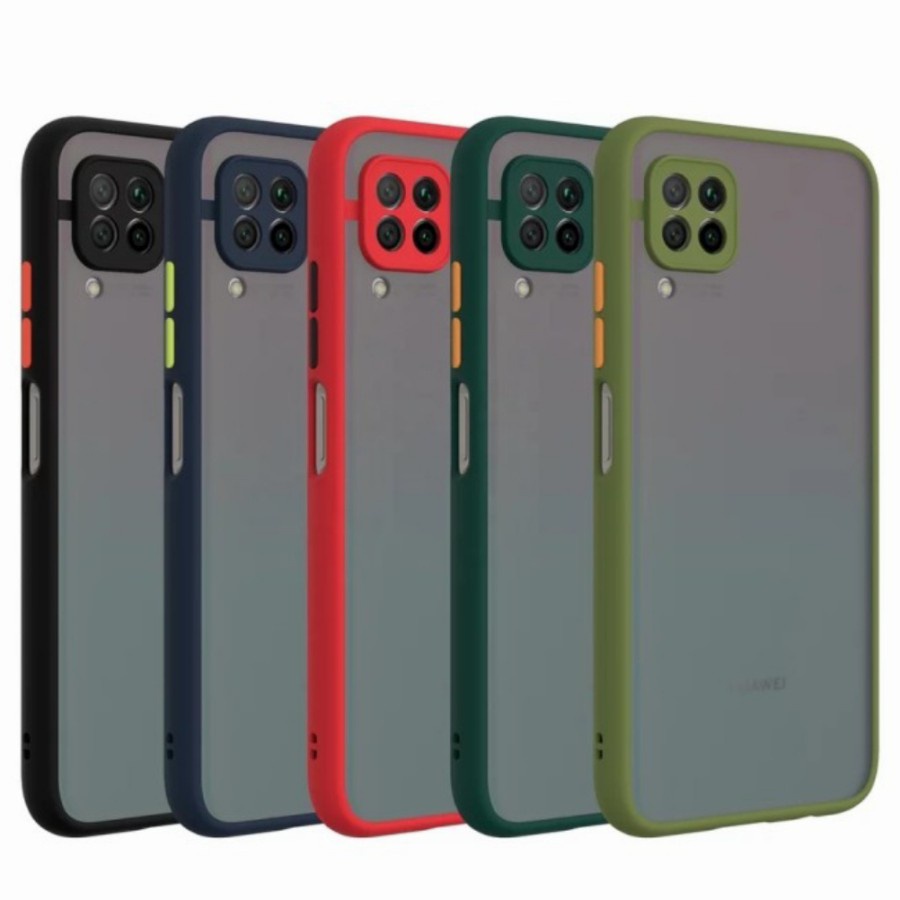 Soft Case Samsung Galaxy M12 / A12, M22 / A22 4G, M32, M62 Soft Case My Choice Aero Color Button Matte