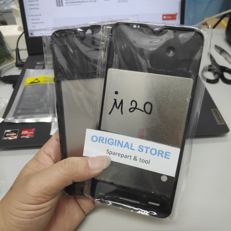 FRAME LCD - TULANG LCD - TATAKAN LCD SAMSUNG M20 - M205