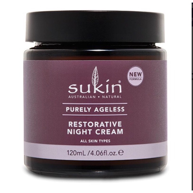 Sukin purely ageless restorative night cream 120ml