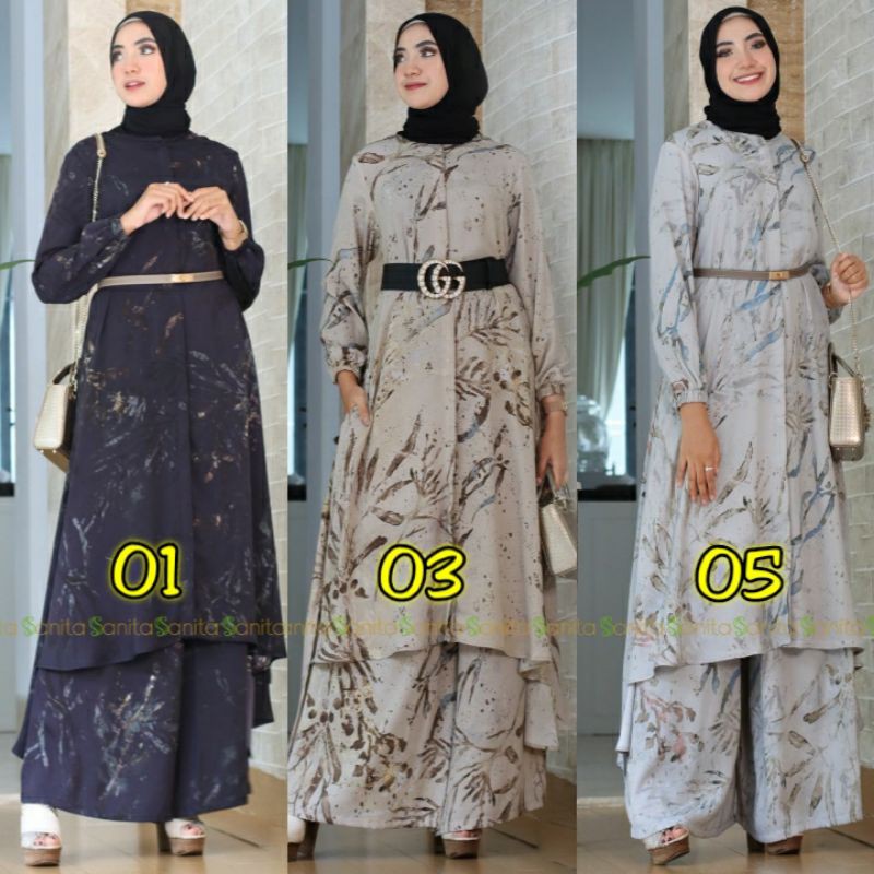 Stelan Celana Keira Set by Sanita Hijab