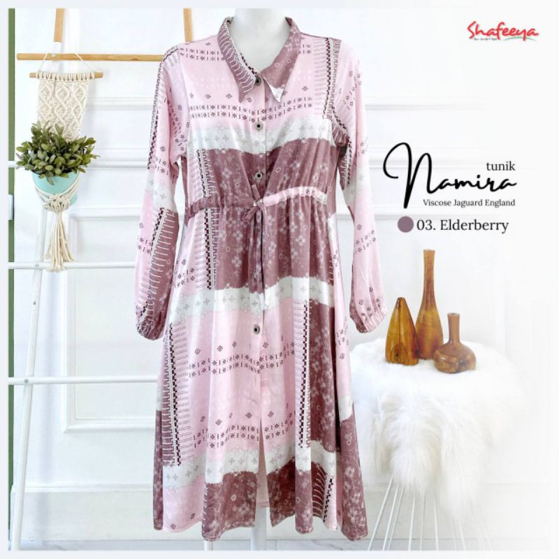 TUNIK NAMIRA VISCOSE JAGUARD ENGLAND by Shafeeya