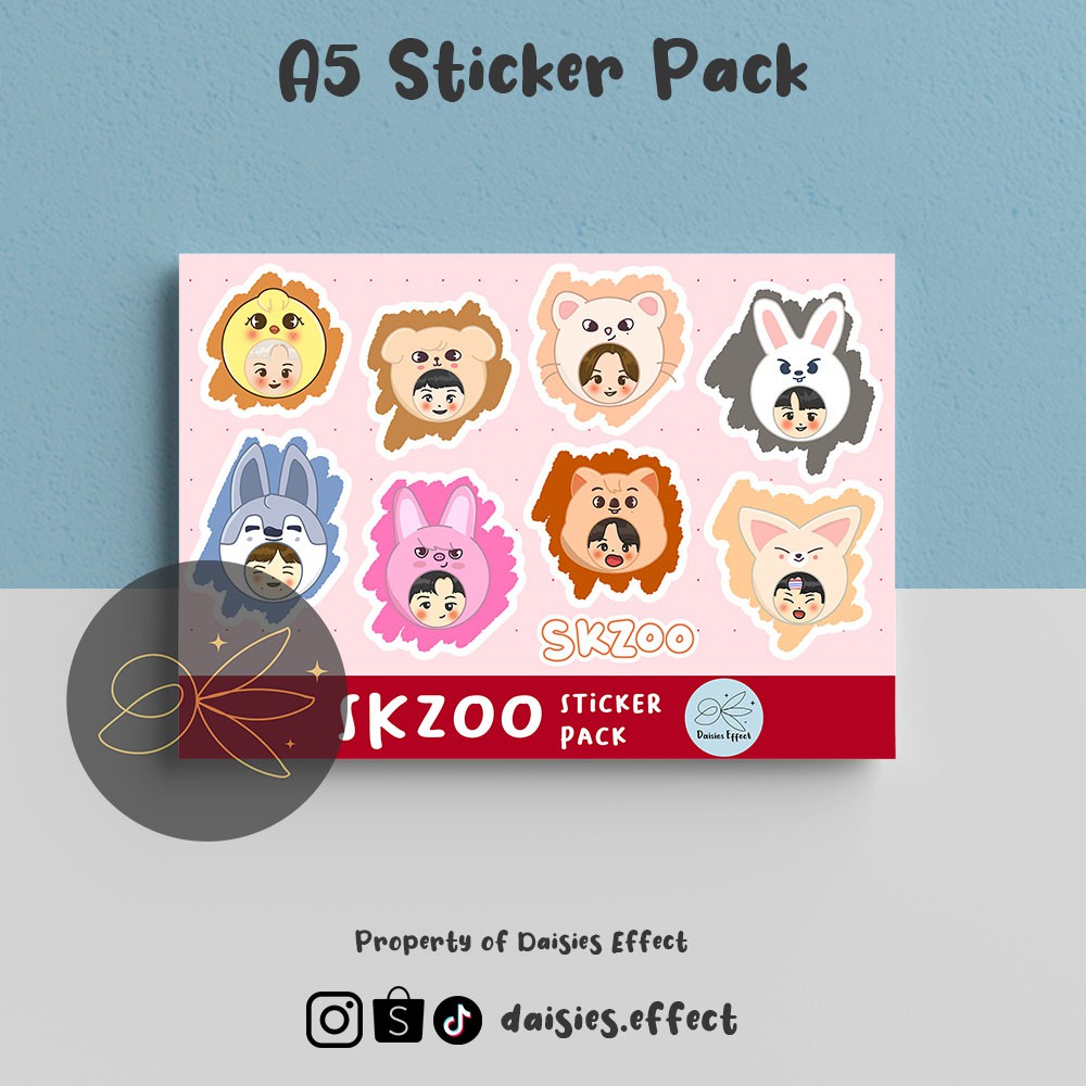 

Stray Kids - SKZOO Sticker Pack
