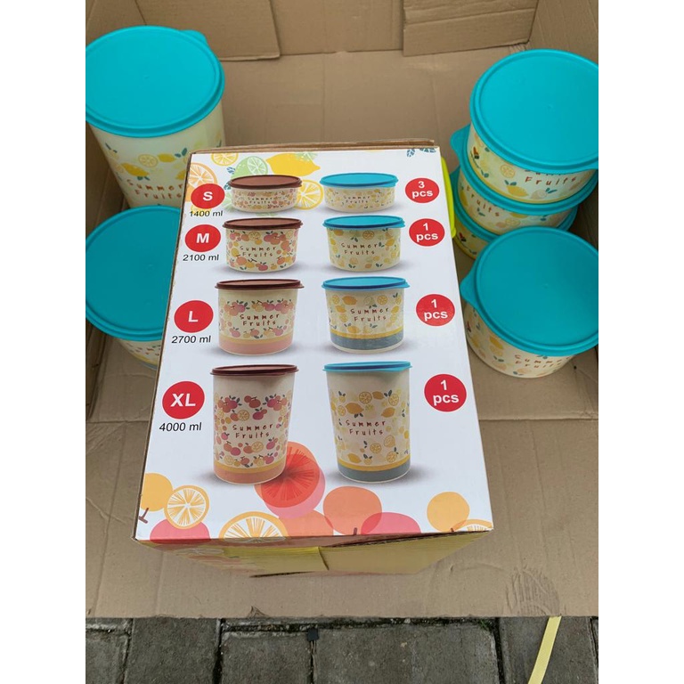 SALE!! TEMPAT PENYIMPANAN MAKANAN KEDAP UDARA / SUMMER JOY 1 SET 6