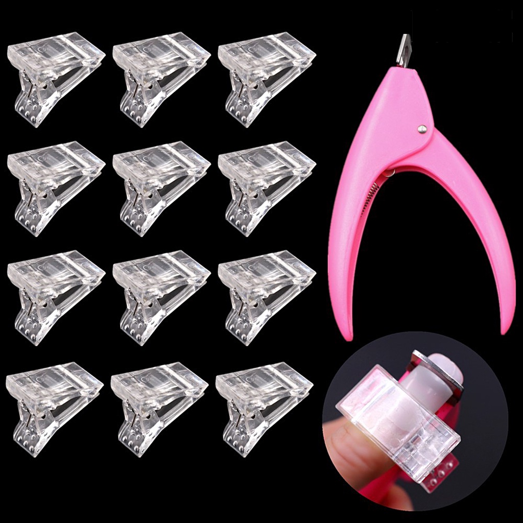 Providence Nail Tips Clip Reusable Fix Fake Nails ABS Quick Building Extension Clamp for Beauty