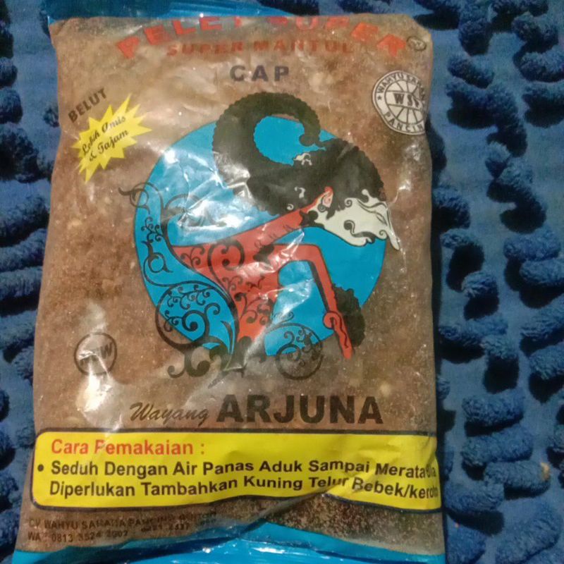 Pelet super ikan mas cap wayang Arjuna ,,Belut