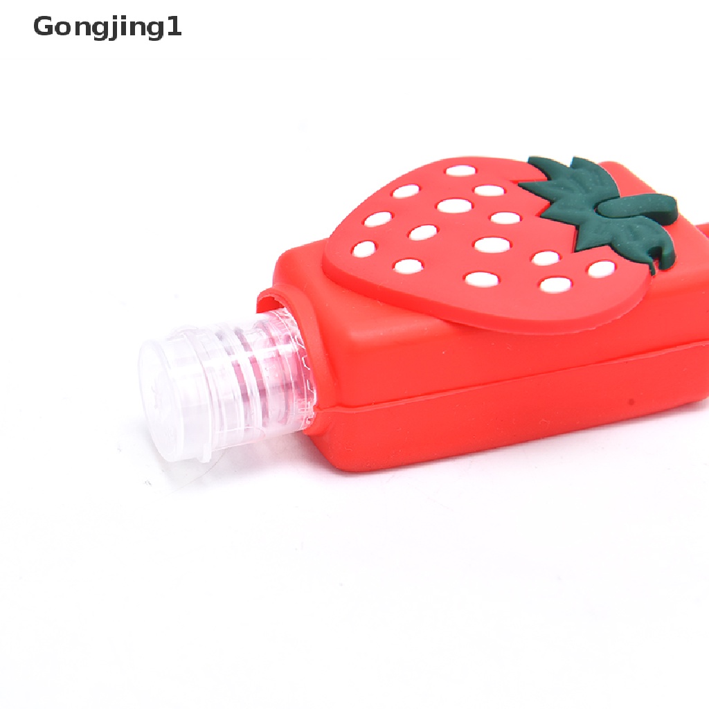 Gongjing1 Holder Botol Hand Sanitizer / Sabun Mandi Bayi Bahan Silikon Portable