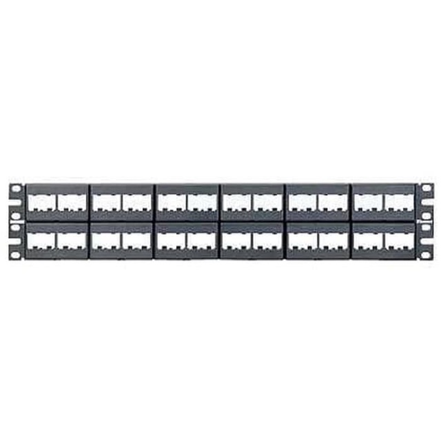 PANDUIT Pan-Net Blank Patch Panel 48 Port CPPL48WBLY Pannet Unloaded ORIGINAL