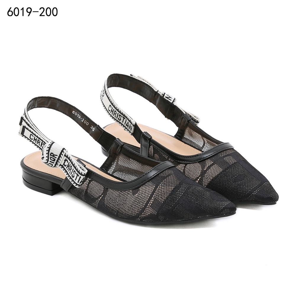 Mesh Slingback Ballet Flat Shoes 6019-200