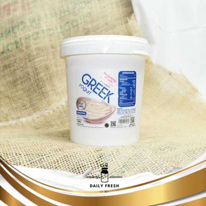 

BAYAR COD HEAVENLY BLUSH GREEK YOGURT 1 KG RASA ORIGINAL