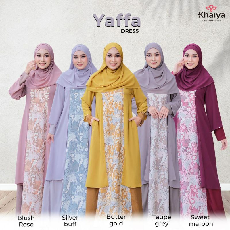 Yaffa Dress by Khaiya || Batch 1 || HANYA GAMIS || Gamis Busui & Wudhu Friendly