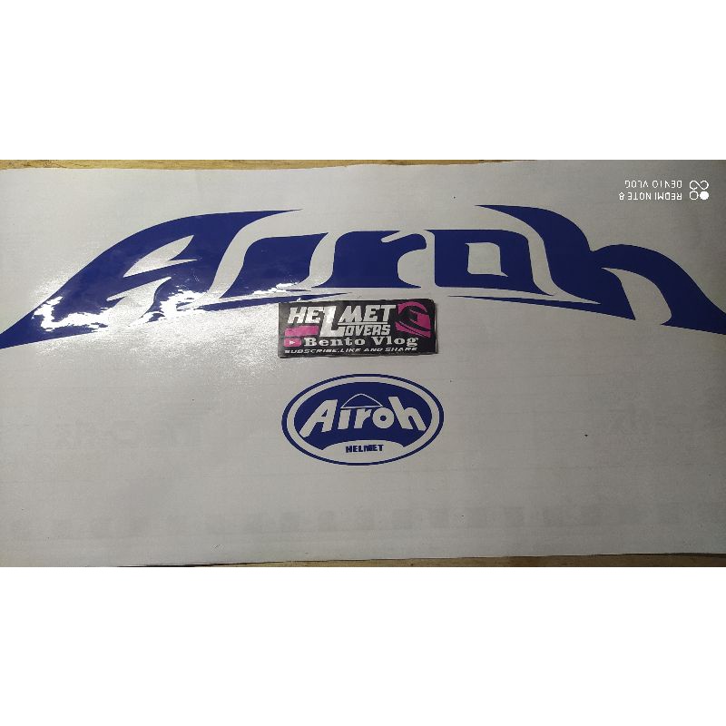 mall sticker repaint helm Airoh Valor