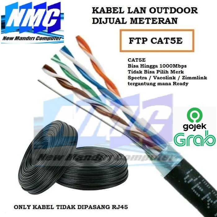 Kabel Lan CAT5E Outdoor Kabel STP / FTP PER METERAN GANTINYA BELDEN