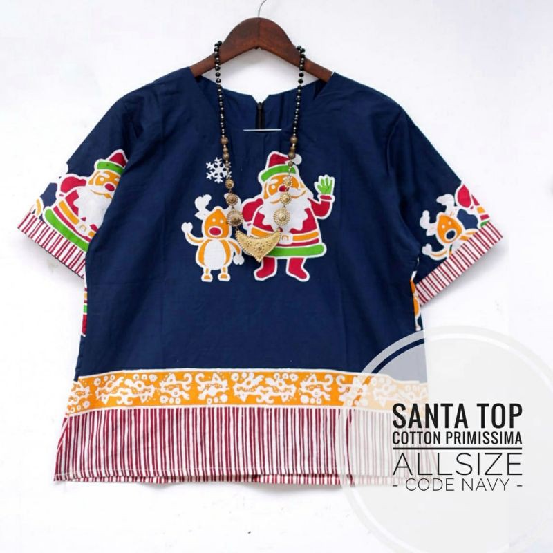 Santa Top / Blouse Christmas / Blouse Natal Vol.1