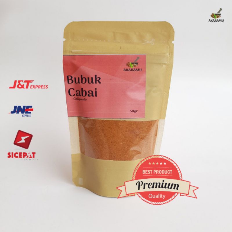 

Bubuk Cabai Super Pedas 100 % / Chili Powder 50 Gr