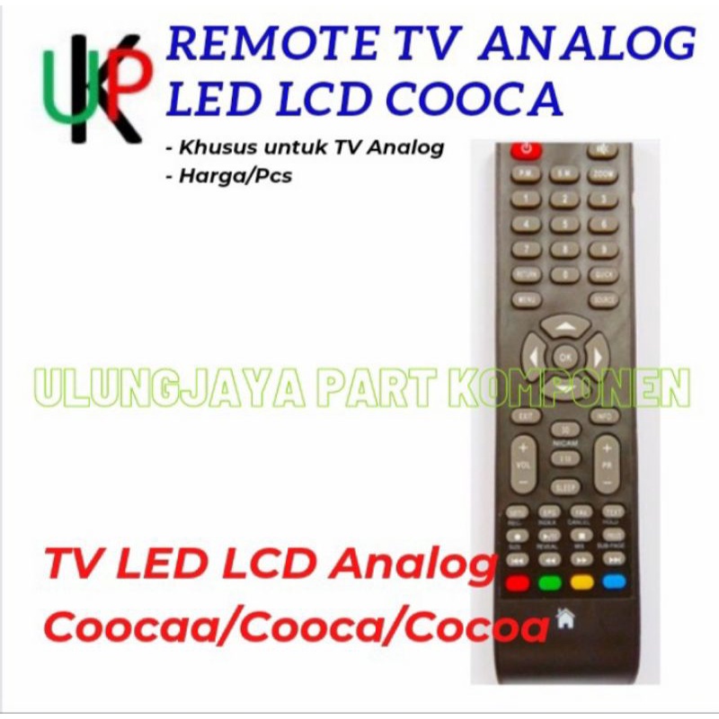 remote tv LED LCD analog cooca cocaa cocoa