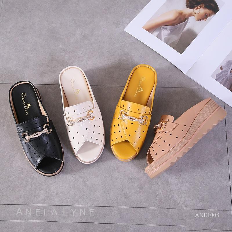 ANELA LYNE WEDGES SANDAL PEEP TOES TSABITA ANE1008 ORIGINAL