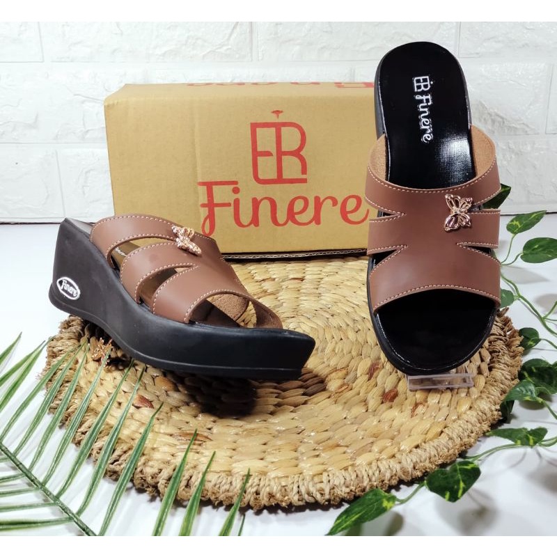 sendal wanita wedges terbaru termurah