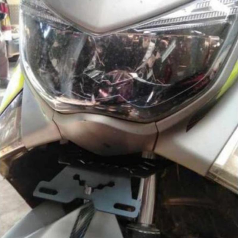 Breket Tatakan Plat Nomor Cha Ready  Nmax Lama,Nmax New 2020,Aerox &amp; Honda Pcx New