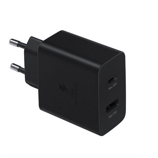 SAMSUNG 35W PD Power Adapter Duo USB-C + USB-A Super Fast Original