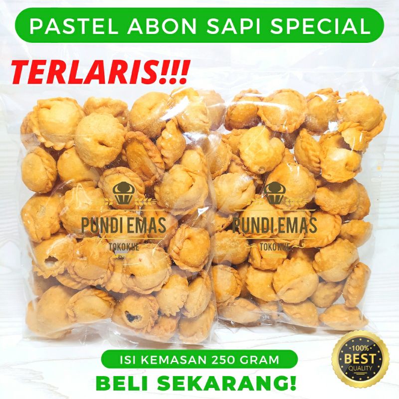 

Pastel Abon Sapi Special Kiloan 250 Gram Kue Pastel Abon