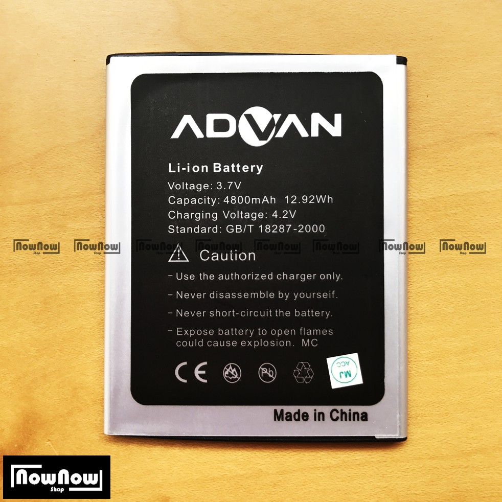 Baterai Advan S50 Original Double Power Batre Batrai Battery HP