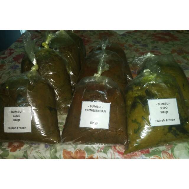 

kemasan 500gr bumbu masak instan homemade siap olah aneka masakan