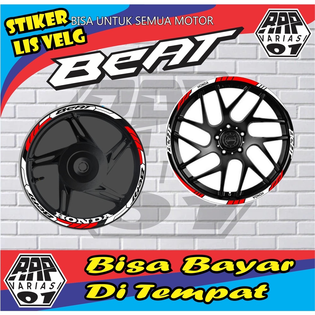 stiker Lis Velg all Beat