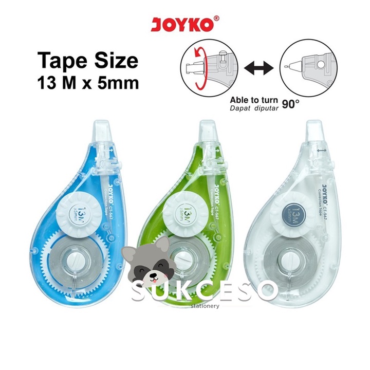 

Joyko Correction Tape CT-567 / Tip-Ex Pita Kertas Murah Berkualitas
