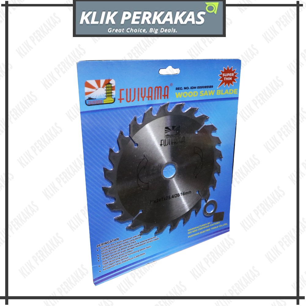 Saw Blade 7&quot; x 24 Mata Taiwan / Mata Potong circle 7inch