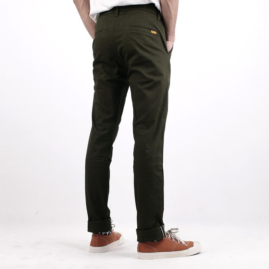 Recomended Chino  Tree Green Army Selvedge  Accent 