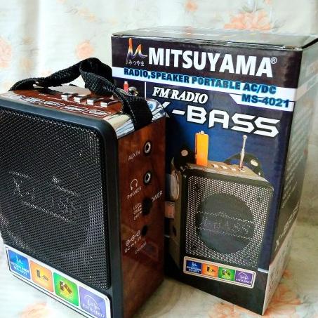 Penjualan Mutu Radio Speaker Mitsuyama MS-4021 X-BASS Bisa Senter - Speaker Radio Senter Portable Mi