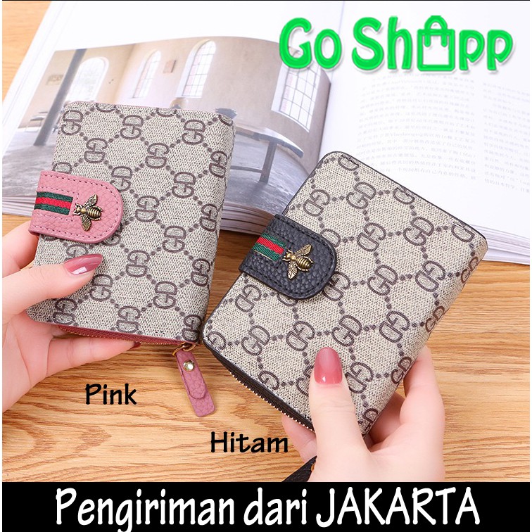 Dompet Lipat Wanita Kancing Lebah - Dompet Wanita Import Fashion Korea - Dompet Import [PD07]