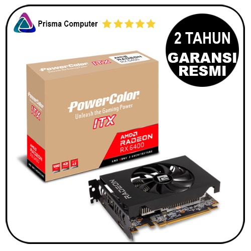 Vga Powercolor RX 6400 ITX 4GB GDDR6
