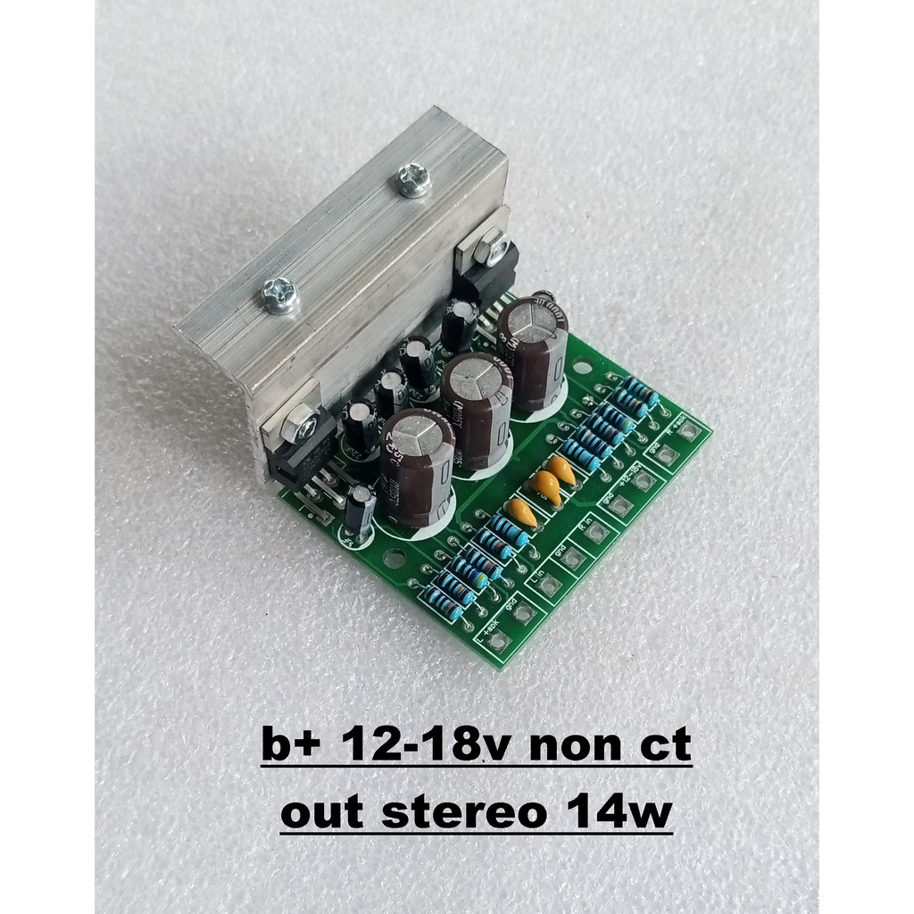 Modul Stereo TDA2030 14W Power Amplifier Single VCC