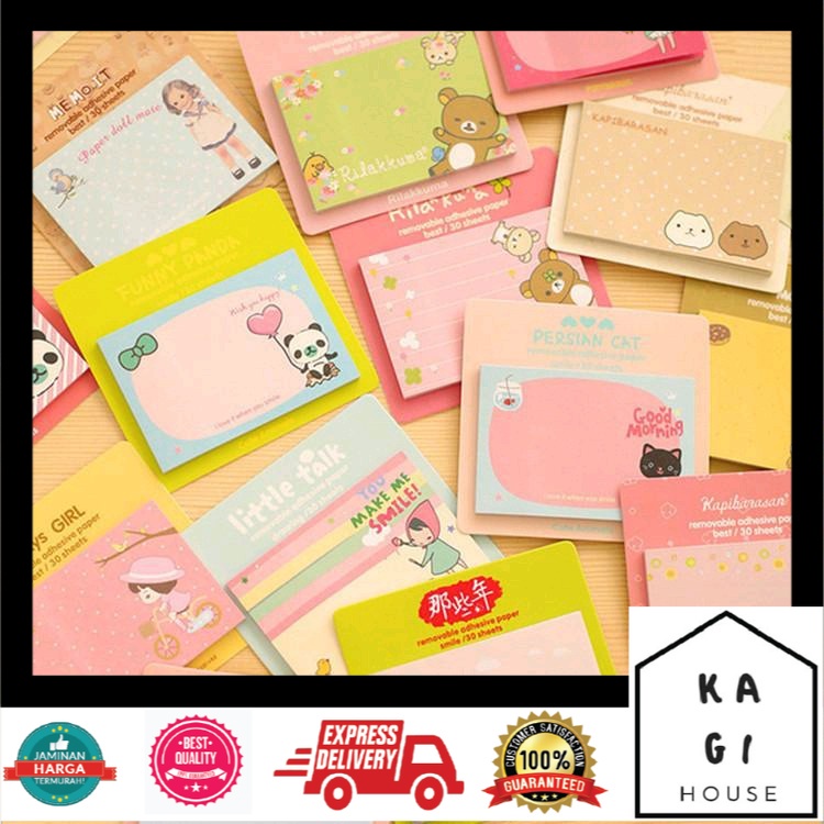 

Sticky Notes / Post It Lucu Karakter