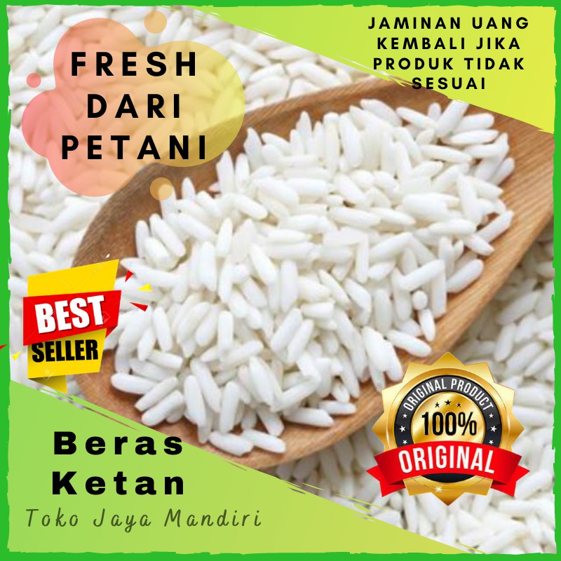 

Beras Ketan Putih solo - ketan lokal - harga ecer 1 KG