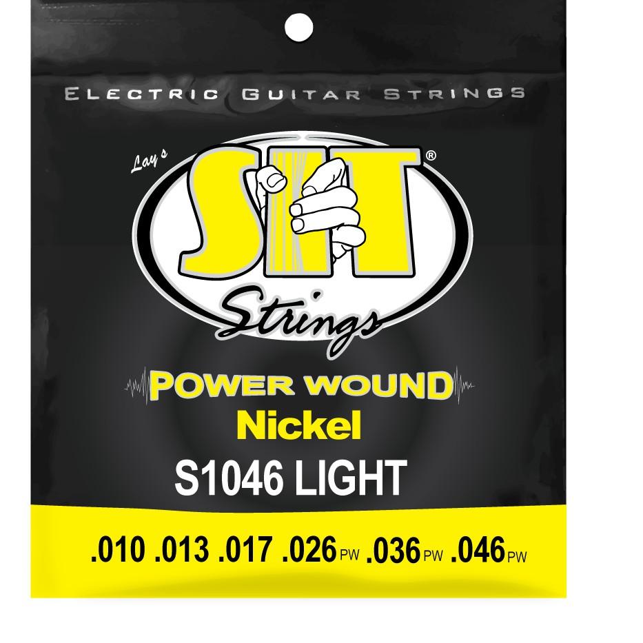 S1046 LIGHT POWER WOUND NICKEL ELECTRIC SIT STRING