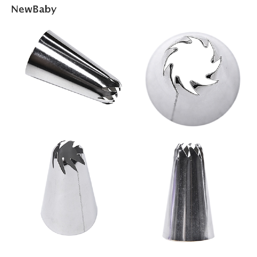 Newbaby Spuit Piping Bahan Stainless Steel Untuk Dekorasi Kue 1823